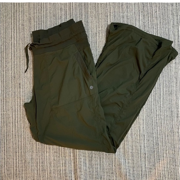 Lululemon Dance Studio Pants. Green Size 12 - Picture 1 of 6